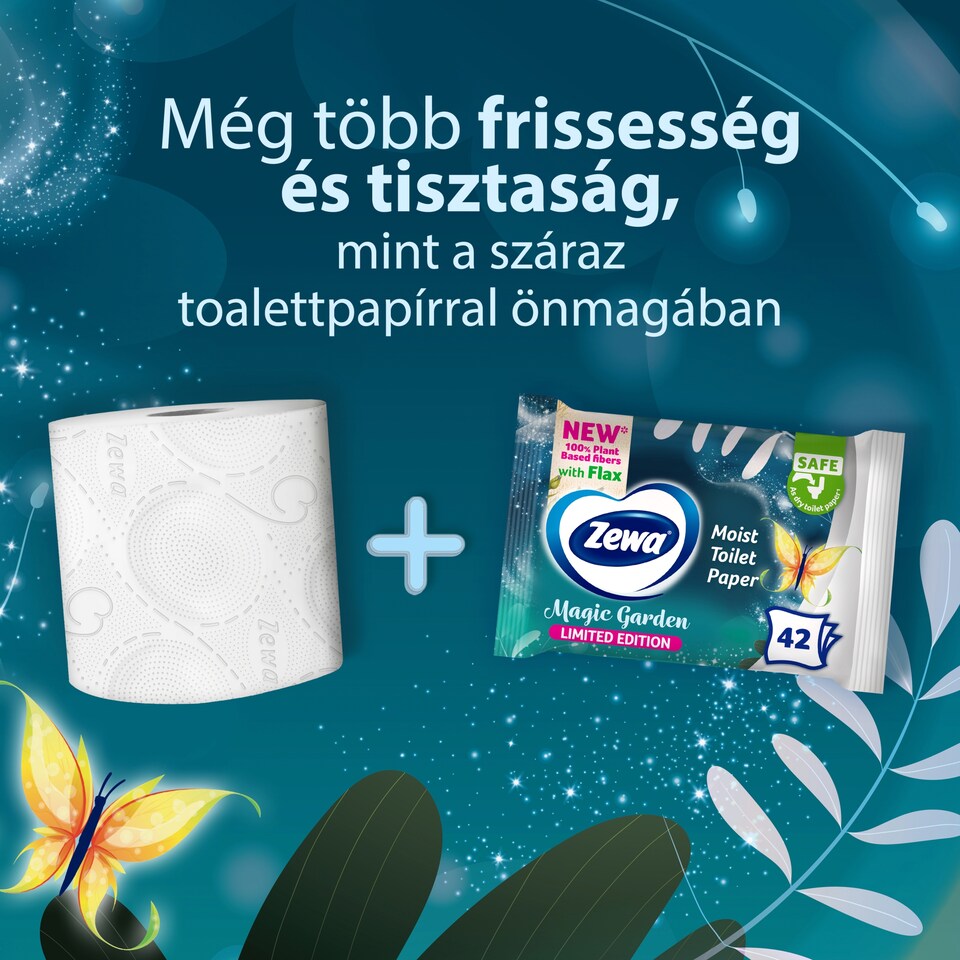 Zewa Limited Edition illatosított nedves toalettpapír 42 db  1. kép