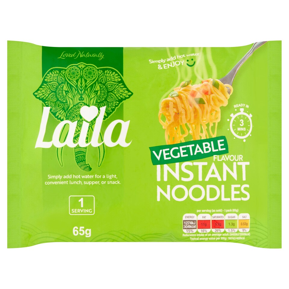 Laila Vegetable Instant Noodles 65g