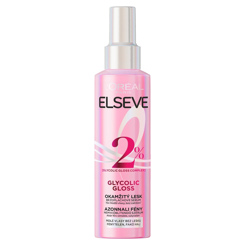Elseve Glycolic Gloss sérum pro okamžitý lesk, 150 ml
