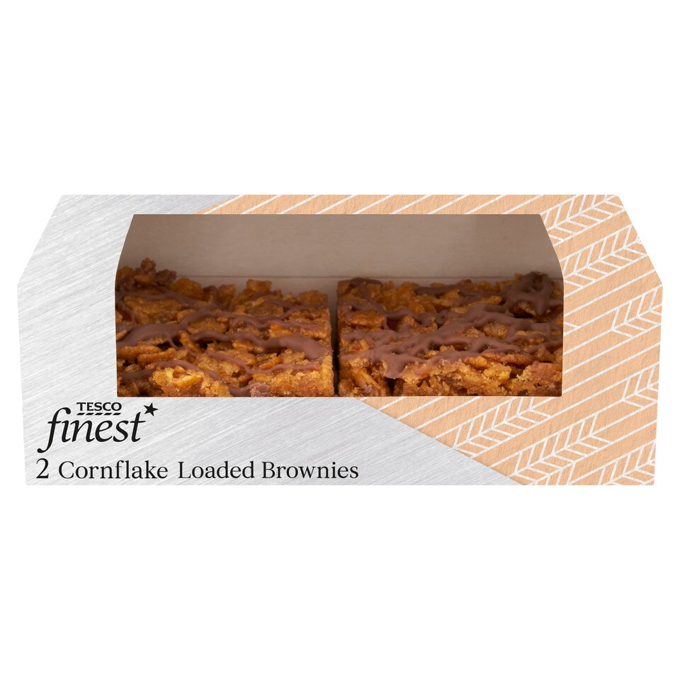 Tesco Finest Cornflake Brownies 2 Pack