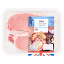 Tesco British Pork Loin Steaks 250g