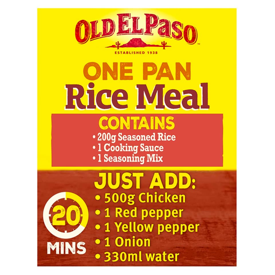 image 1 of Old El Paso Chilli & Garlic Rice Kit 355G
