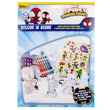 Marvel Spidey & Friends Colour in Scene