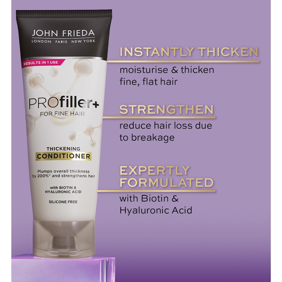 image 1 of John Frieda PROfiller+ 3 Step Regime Gift Set washbag