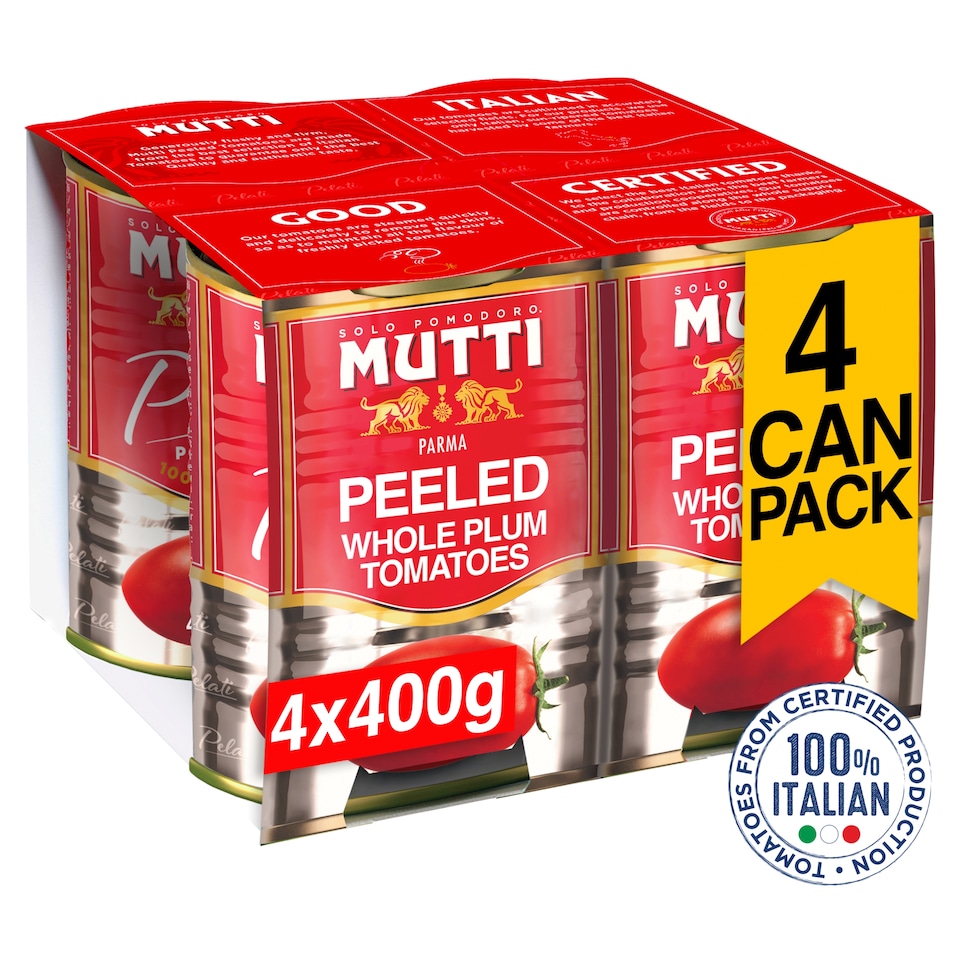 image 1 of Mutti Peeled Tomatoes 4 x 400g