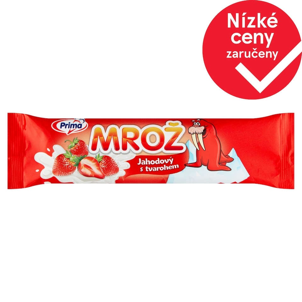 Prima Mrož Jahodový s tvarohem v kakaové polevě 45ml