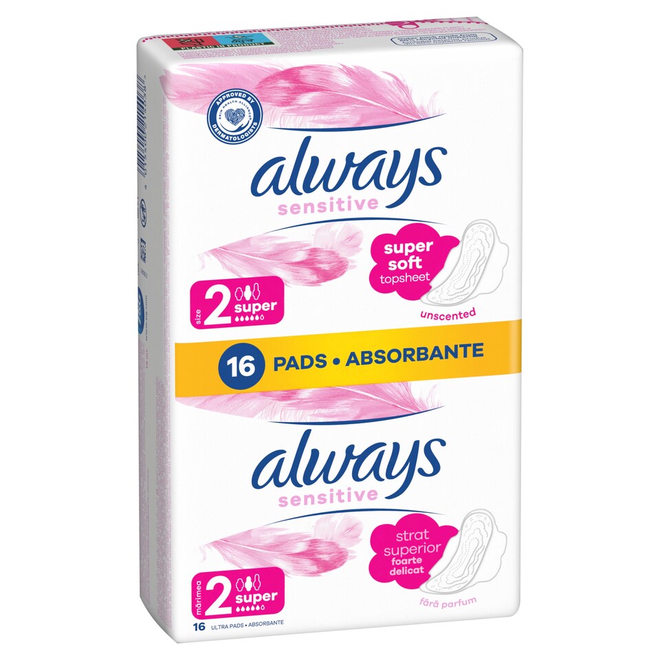 obrázok 1 z Always Platinum Super Menštruačné Vložky s Krídelkami, 16 ks