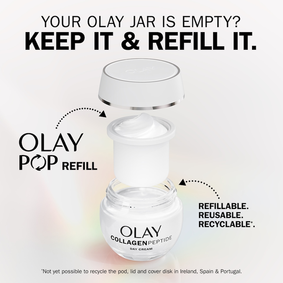 image 1 of Olay Collagen Peptide SPF30 Day Cream Pop Refill 50ml