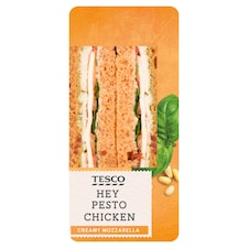 Tesco Hey Pesto Chicken & Mozzarella Sandwich