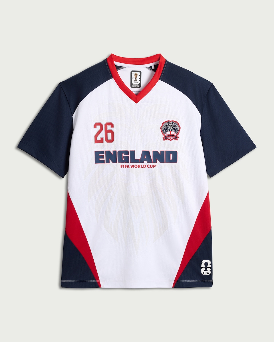 image 1 of England Fifa World Cup T-shirt in White