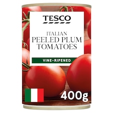 Tesco Italian Peeled Plum Tomatoes 400G