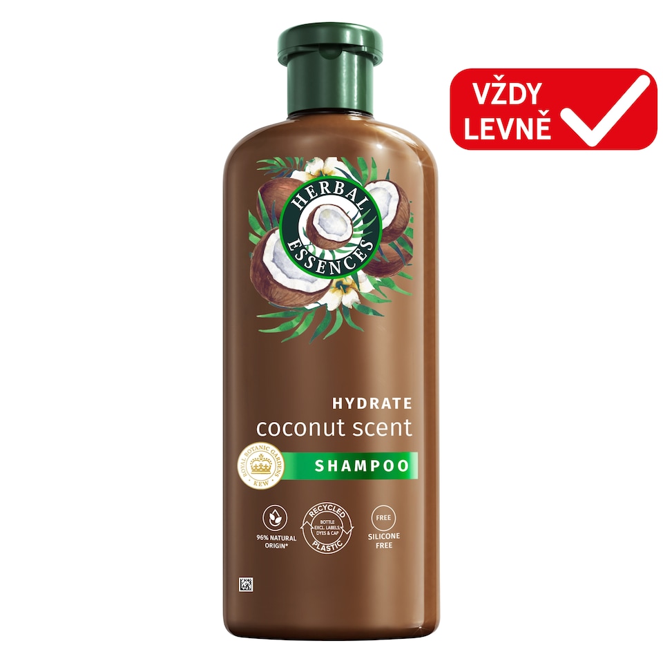 Herbal Essences coconut scent hydrate Shampoo 350ml to Deeply Nourish Very Dry Hair