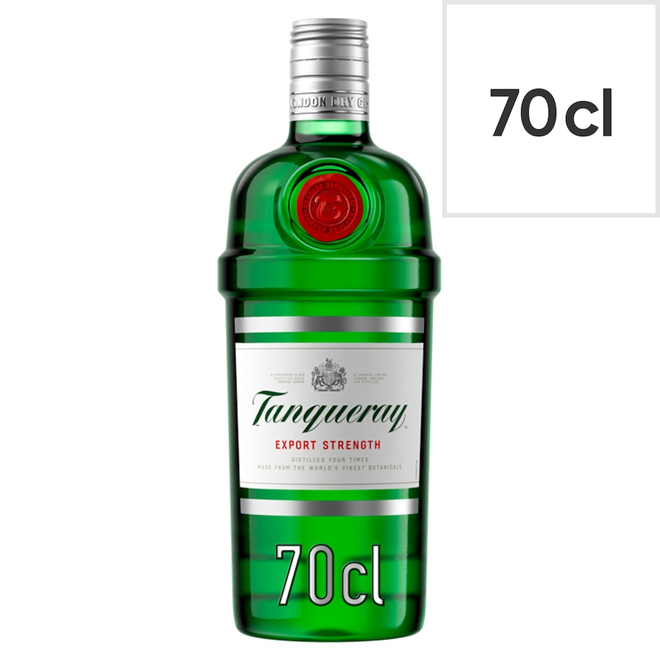 Tanqueray London Dry Gin Bottle 41.3% Vol 70cl