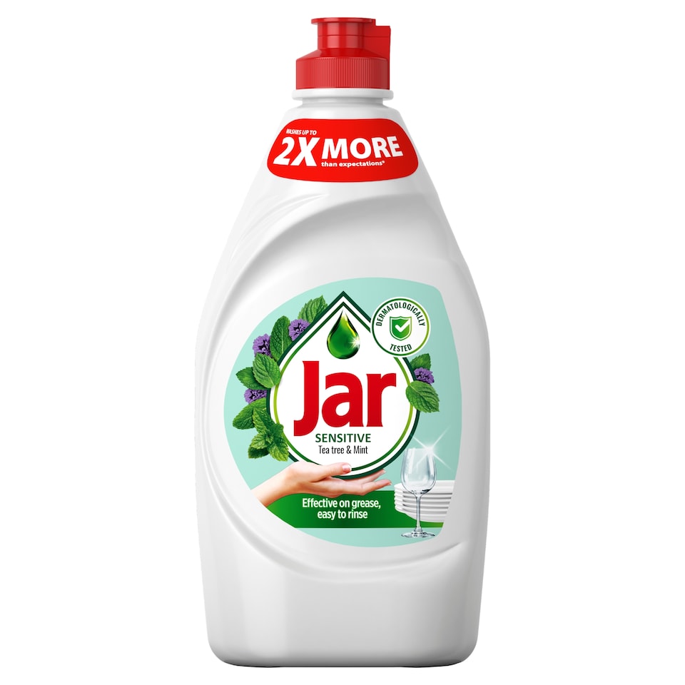 Jar Sensitive Teatree & Mint Mosogatószer, 450 ml