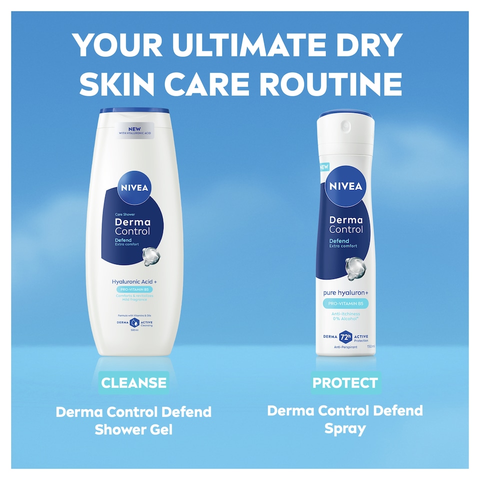 image 1 of NIVEA Derma Control Defend Shower Cream for Extra Comfort 500ml