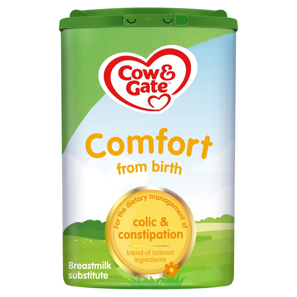 image 1 of Cow & Gate Comfort Baby Milk Formula Powder from Birth 800g