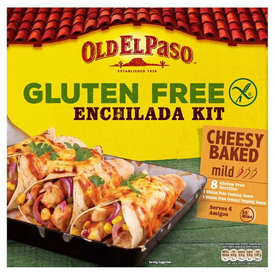 Old El Paso Gluten Free 518G Enchilada Kit Tesco Groceries