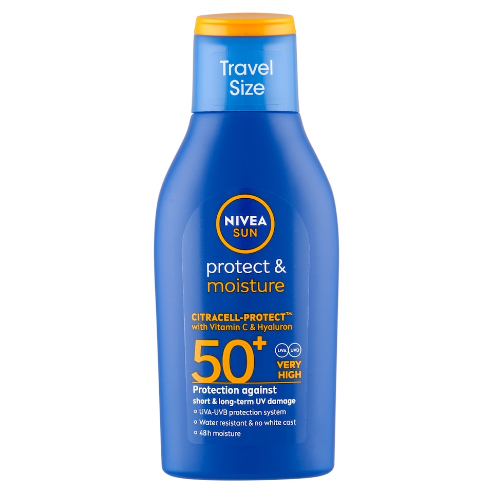 image 1 of NIVEA SUN Protect & Moisture Moisturizing Sunscreen FF50+ 100 ml