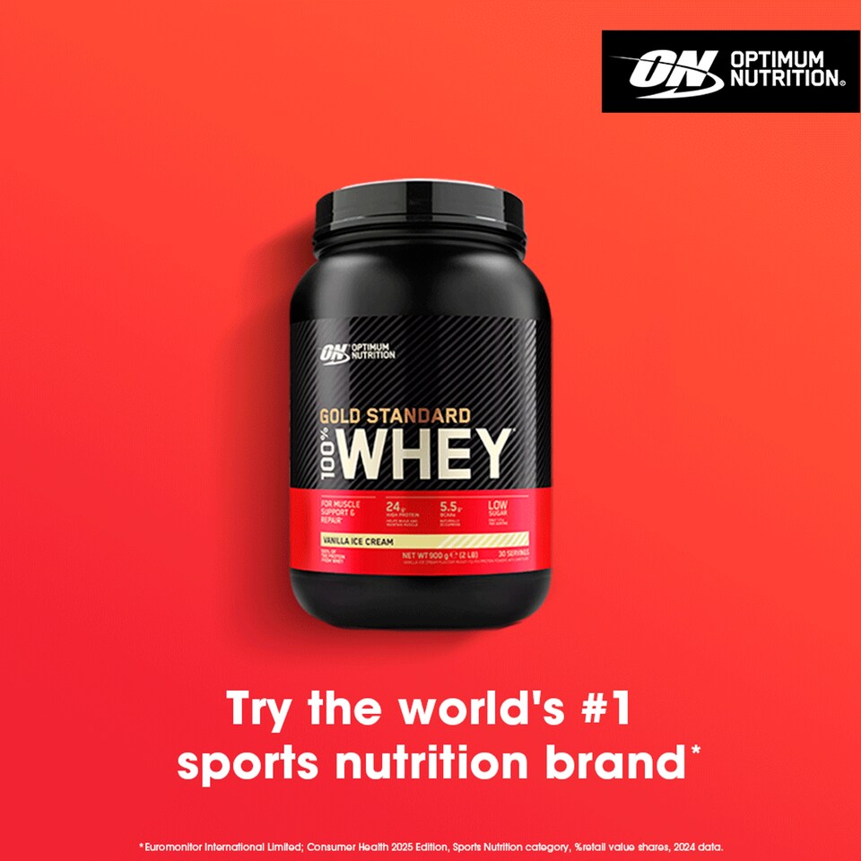image 1 of Optimum Nutrition Gold Standard 100% Whey Protein Powder - Vanilla Ice Cream 900g