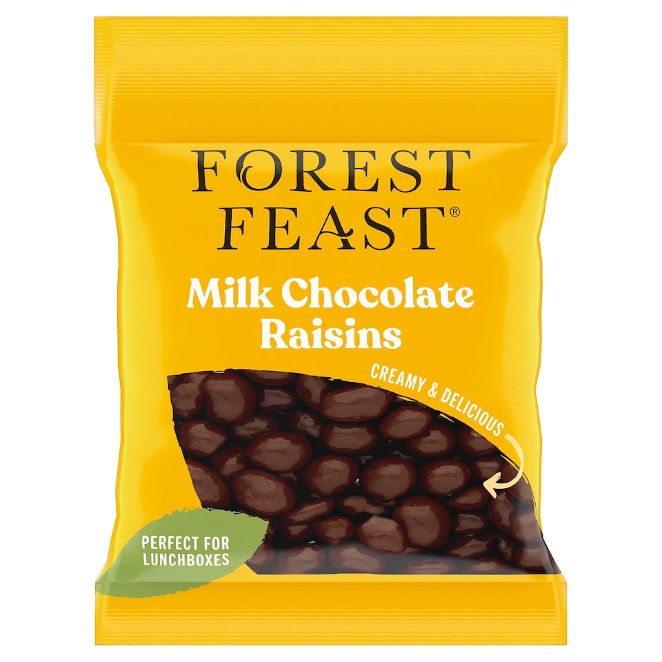 Forest Feast Milk Chocolate Raisins 65G
