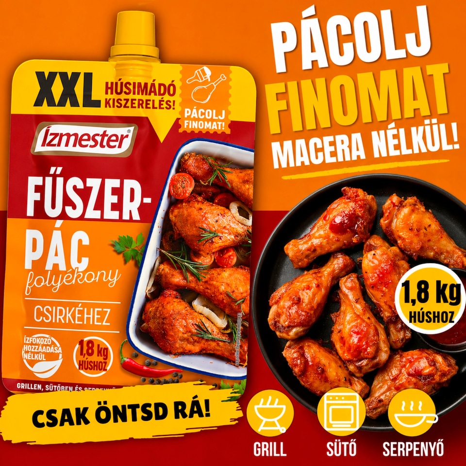 Ízmester folyékony fűszerpác csirkéhez 205 ml  1. kép