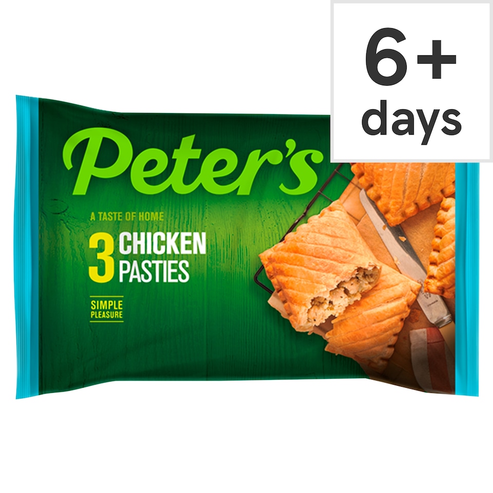 Peters Chicken Pasty 3 X 150G