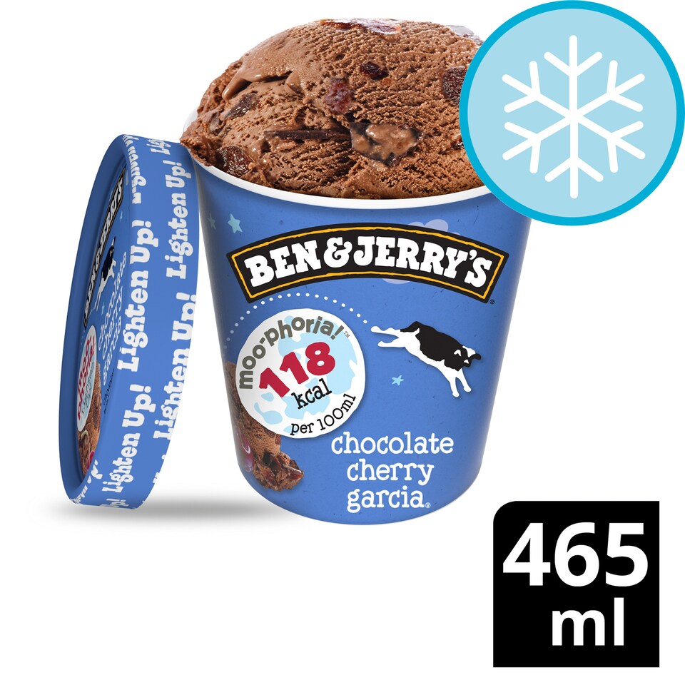 image 1 of Ben & Jerry's Moophoria Chocolate Cherry Garcia Ice Cream 465Ml