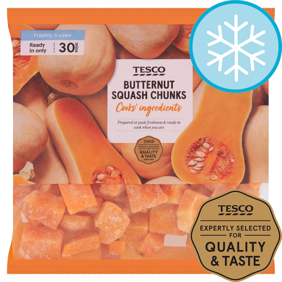 Tesco Butternut Squash Chunks 500G