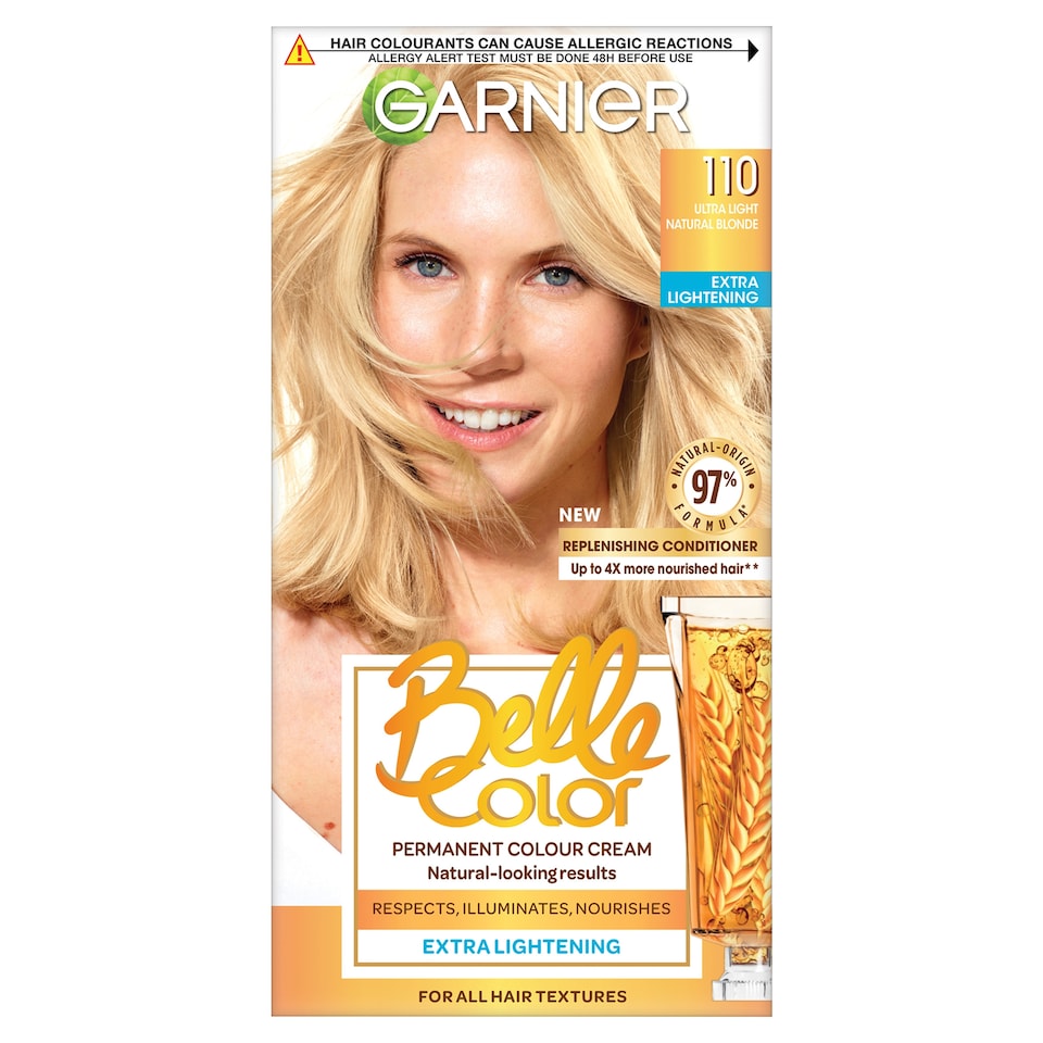 image 1 of Garnier Belle Color 110 Ultra Light Natural Blonde Permanent Hair Dye