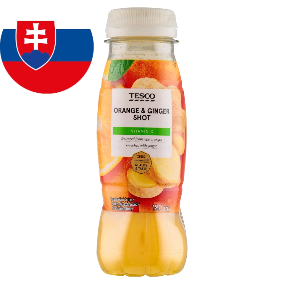 Tesco Orange and Ginger Shot 180 ml