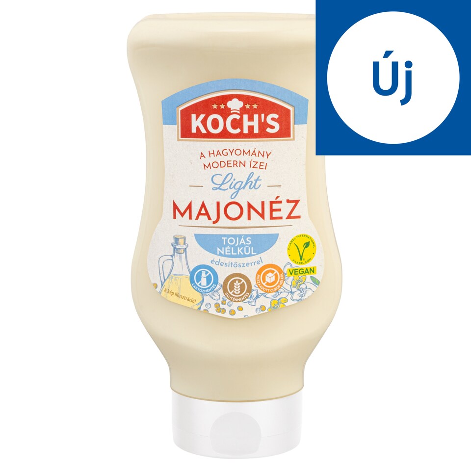 KOCH'S Light majonéz tojás nélkül, édesítőszerrel 450 g