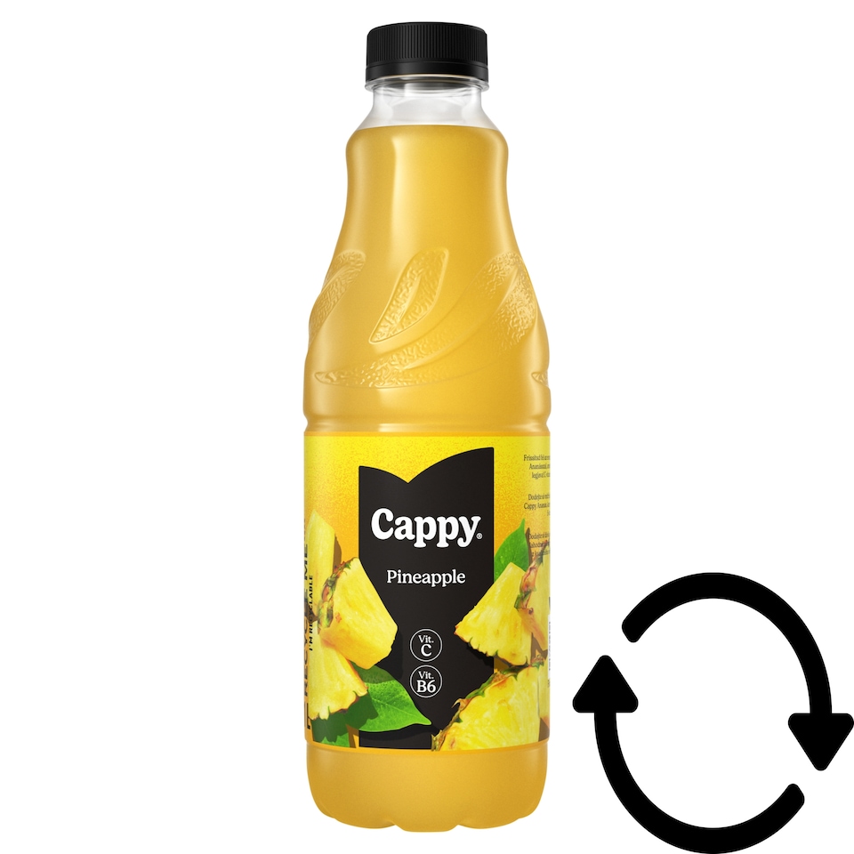Cappy ananász nektár sűrítményből, édesítőszerekkel, hozzáadott C- és B6-vitaminnal 1 l