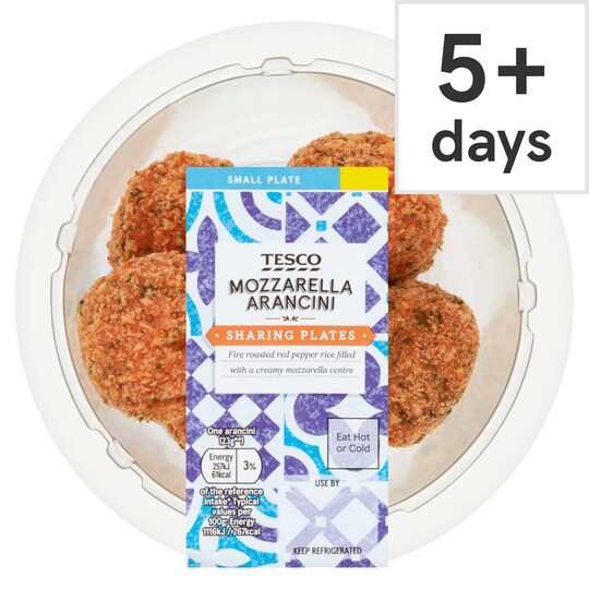 Tesco Mozzarella Arancini 150G