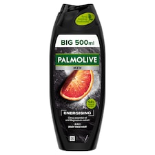 Palmolive Men Energising 3-in-1 Shower Gel with citrus essential oil and magnesium extract 500 ml