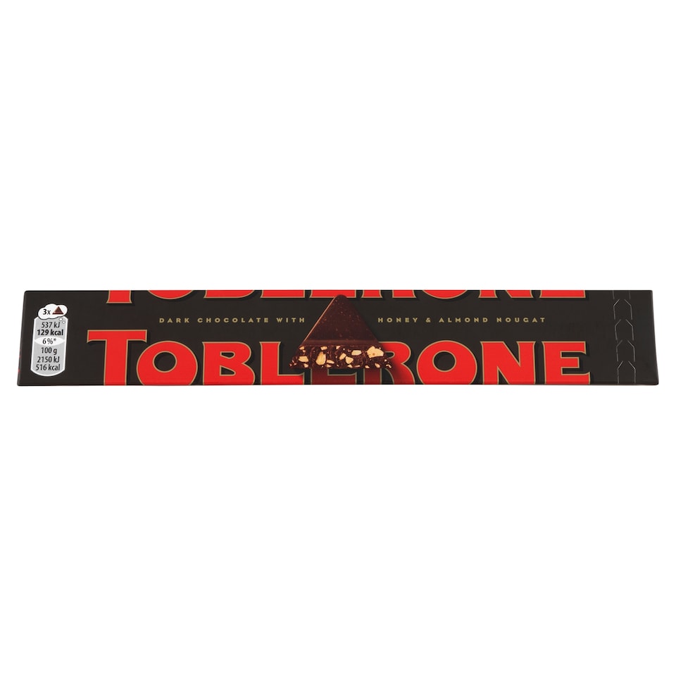 Toblerone étcsokoládé mézzel és mandulával 100 g  1. kép