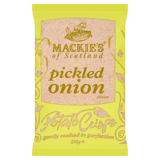 Mackie's Pickled Onion Flavour Crisps 150G Tesco Groceries