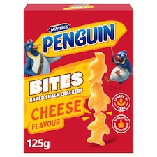 McVitie's Penguin Bites Baked Crackers Cheese Flavour 125g