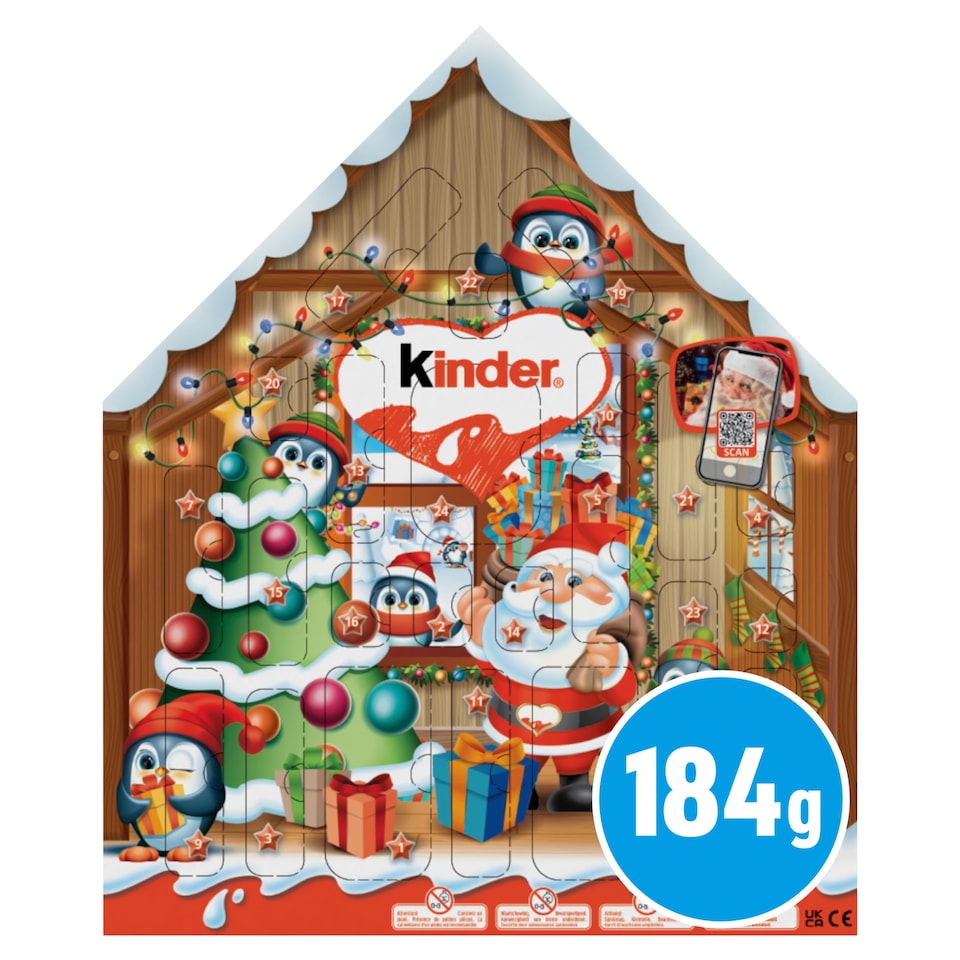 image 1 of KINDER ADVENT KALENDAR 184g