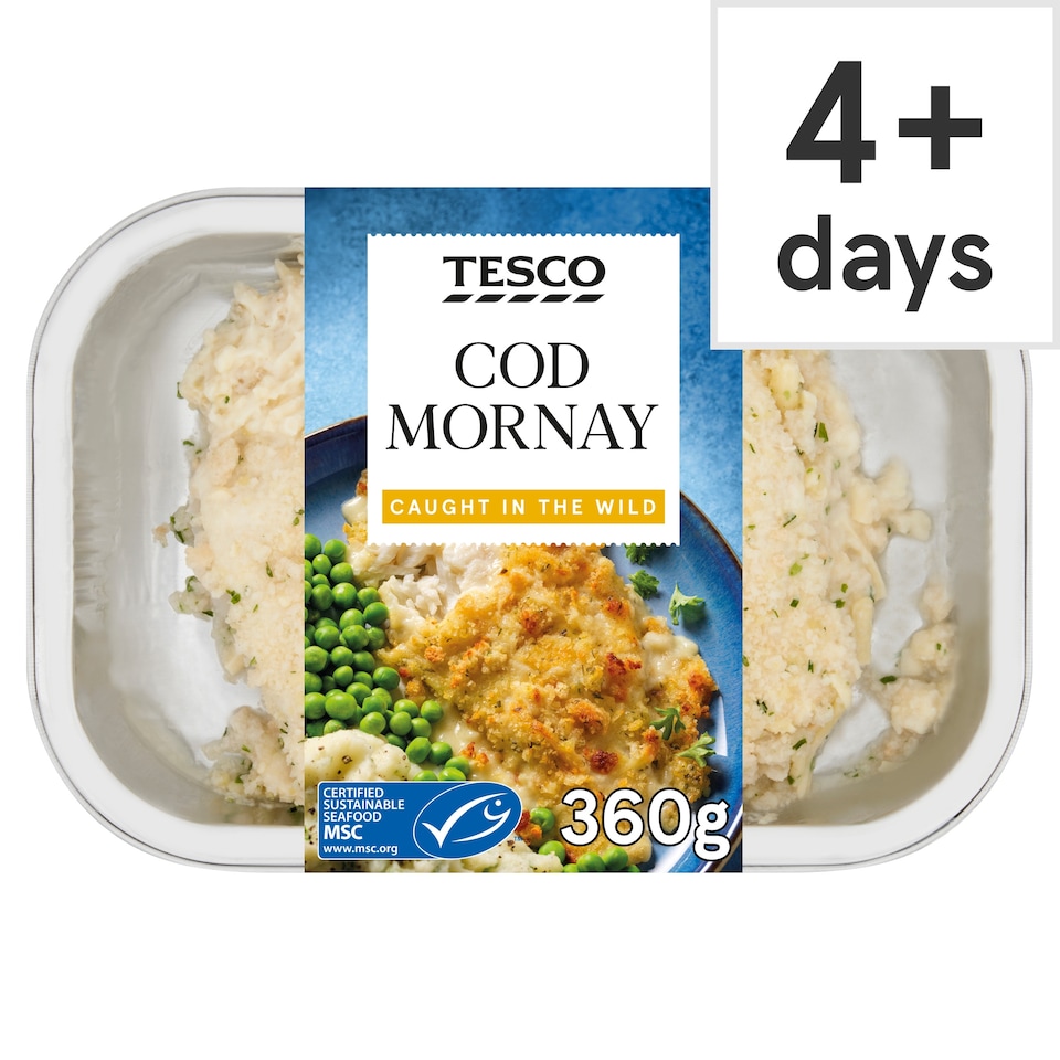 Tesco Cod Mornay 360g