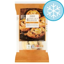 Tesco X4 Pain Au Raisin 410G