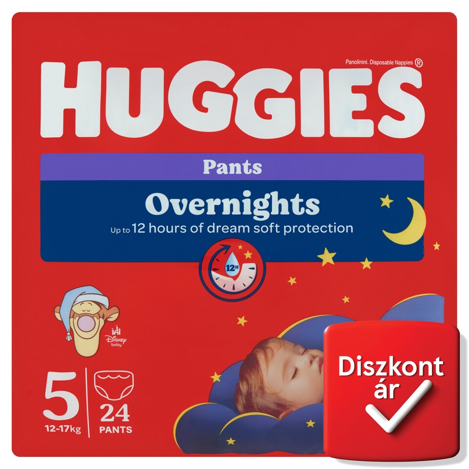 image 1 of Huggies Overnights Pants, Size: 5, 12-17 kg 24 pcs