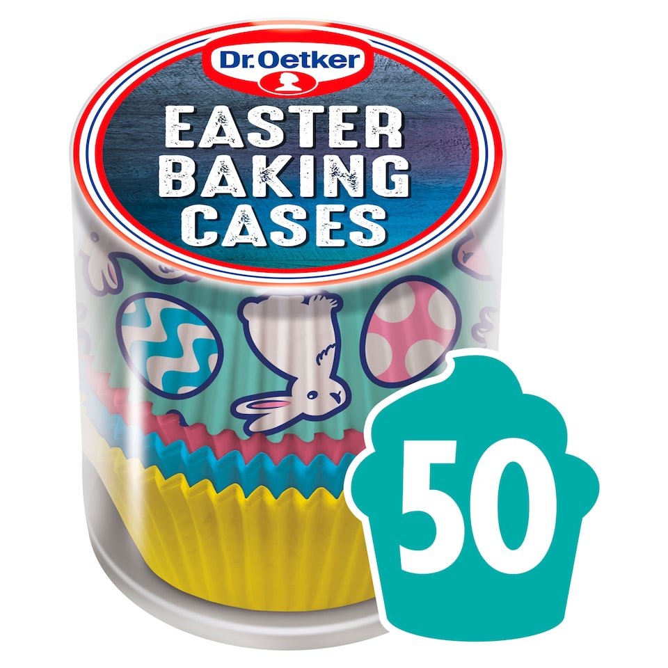 image 1 of Dr Oetker Easter Baking Cases 50 Pack