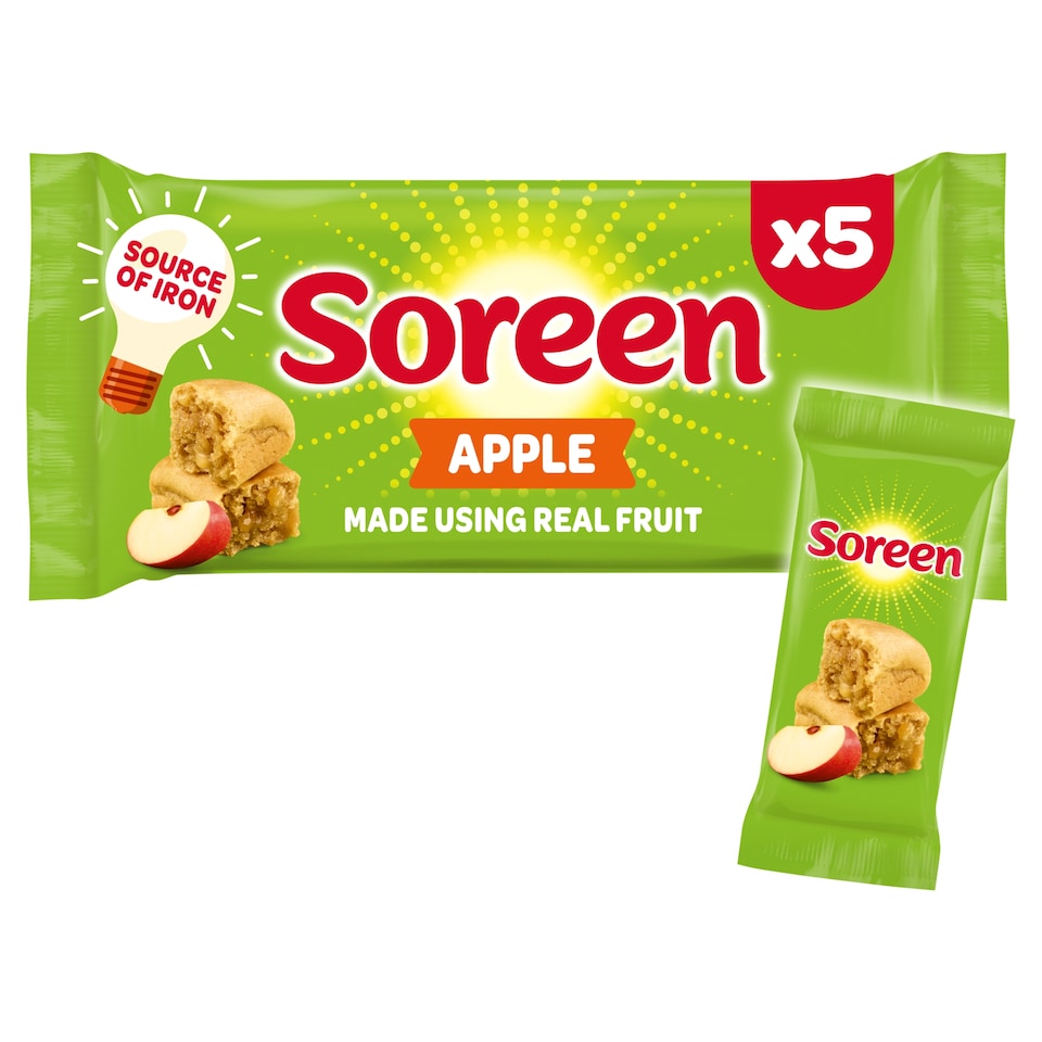 Soreen Apple Lunchbox Loaves 5 Pack 150g