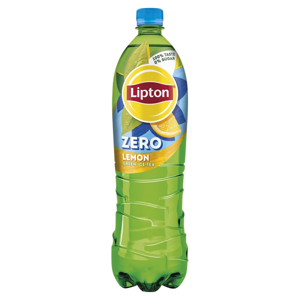 Lipton Energy-Free Lemon-Flavored Non-Carbonated Soft Drink with Green Tea Extract 1,5 l