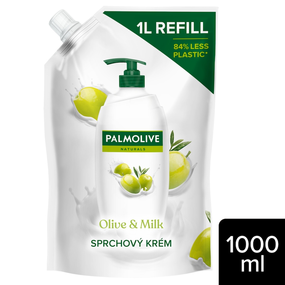 Obrázek 1 pro produkt Palmolive Naturals Olive & Milk sprchový krém náhradní náplň 1000ml