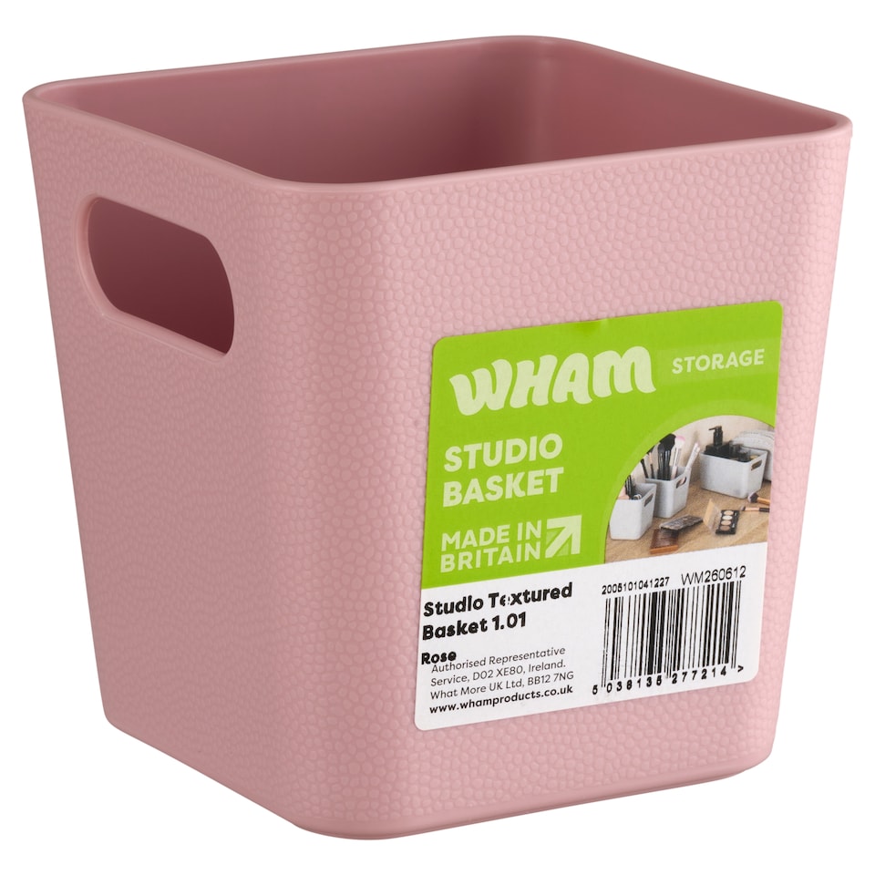 image 1 of Wham Studio Rose Storage Basket 1.01