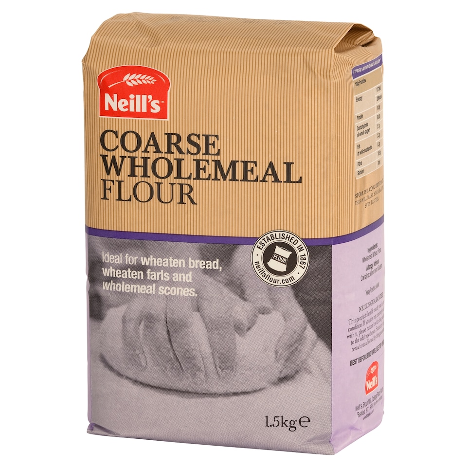 Neills Coarse Wholemeal Flour 1.5Kg