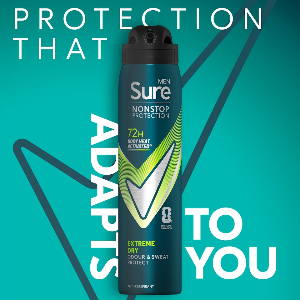 image 1 of Sure Men 72H Extreme Dry A/Pspirnt 250Ml