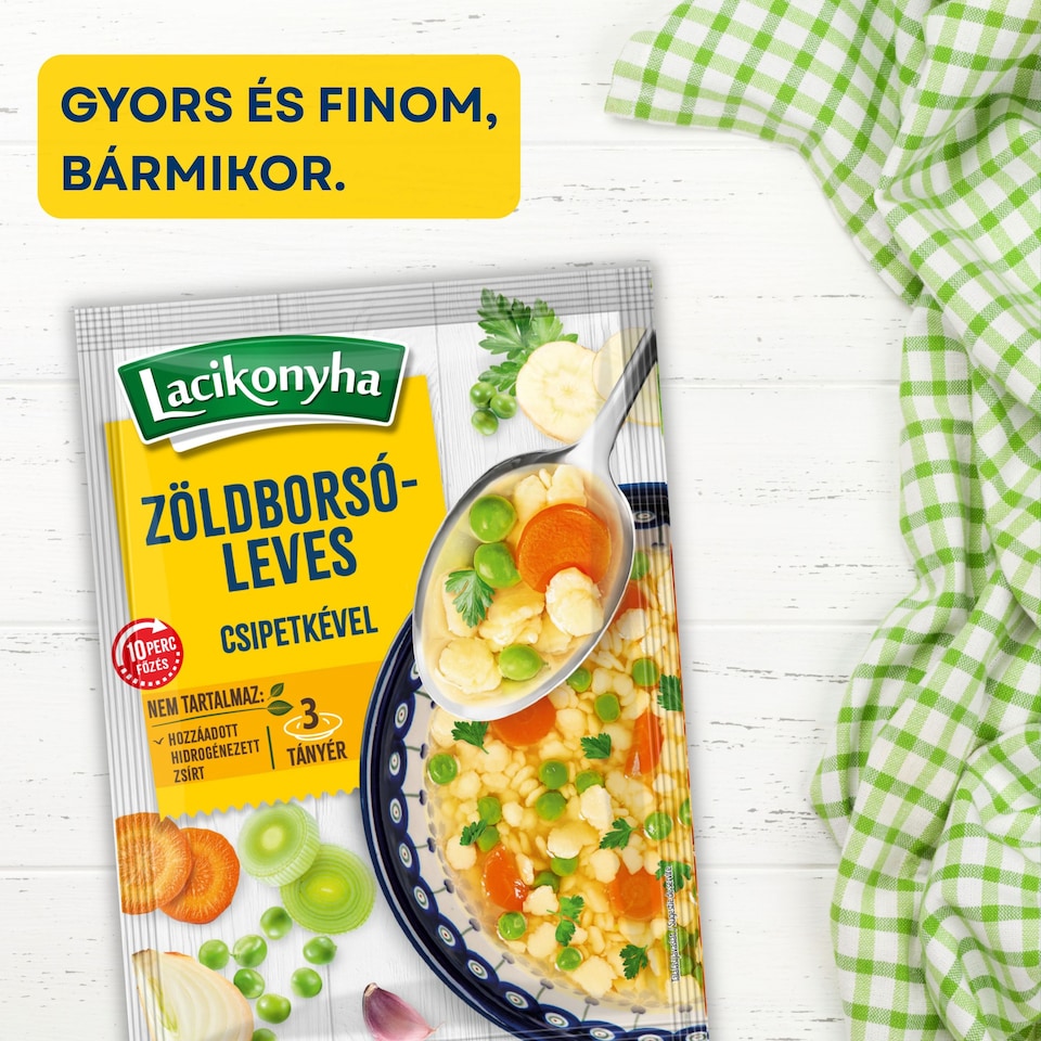 image 1 of Lacikonyha Green Pea Soup with Small Dumplings 77 g