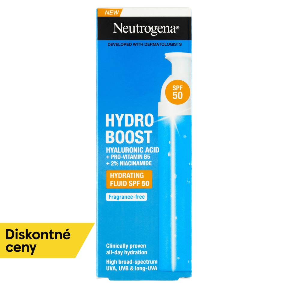 obrázok 1 z Neutrogena Hydro Boost Hydratačný fluid s SPF 50 50 ml